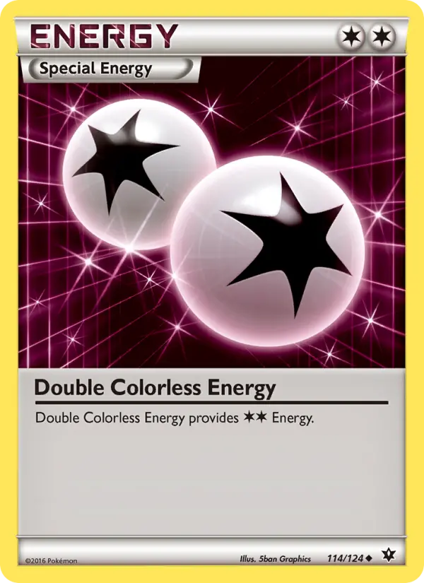 Double Colorless Energy 114 Fates Collide Pokesingles