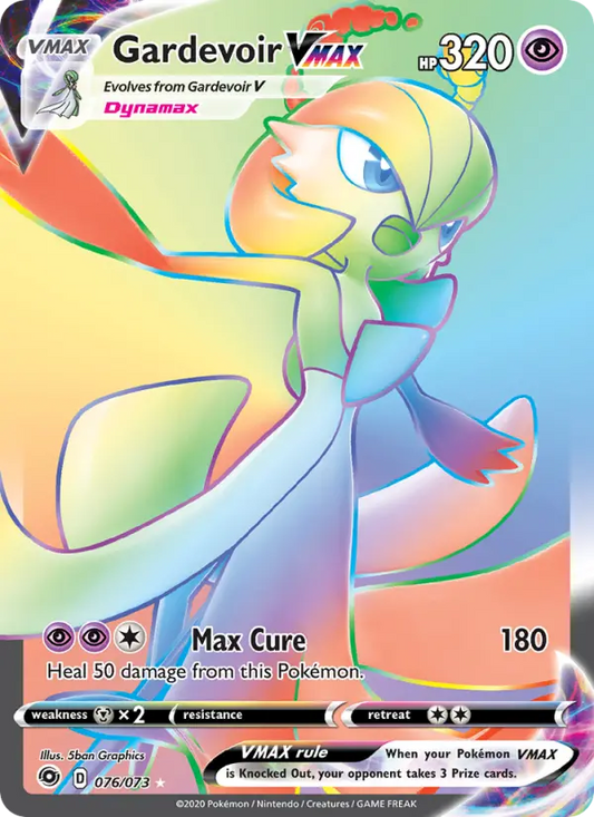 Gardevoir VMAX 76 Champion's Path Pokesingles