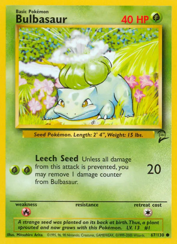 Bulbasaur 67 Base Set 2 Pokesingles