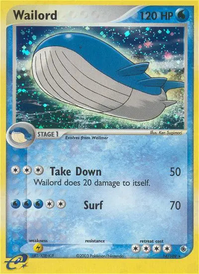 Wailord 14 Ruby & Sapphire Pokesingles