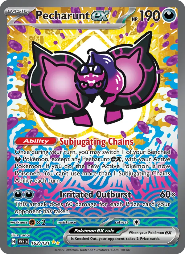 Pecharunt ex 163 Prismatic Evolutions Pokesingles