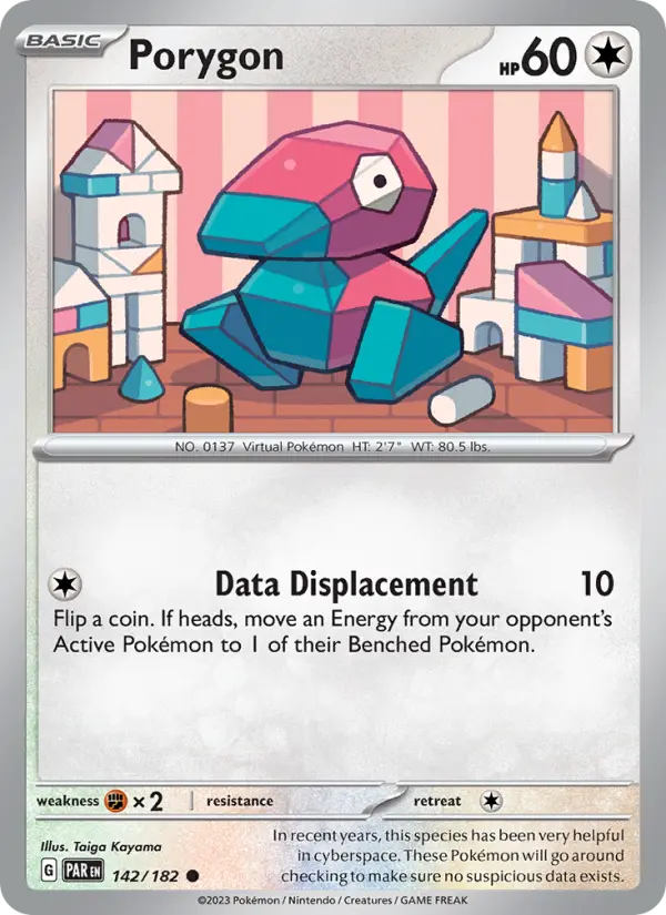 Porygon 142 Paradox Rift Pokesingles