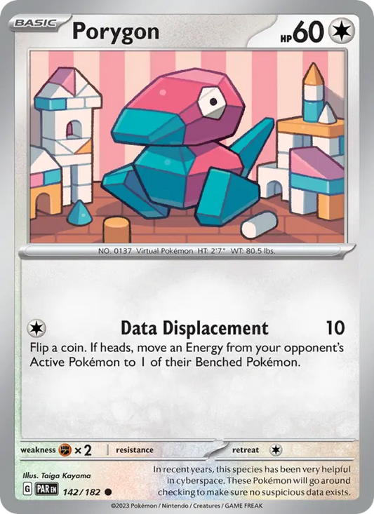Porygon 142 Paradox Rift Pokesingles