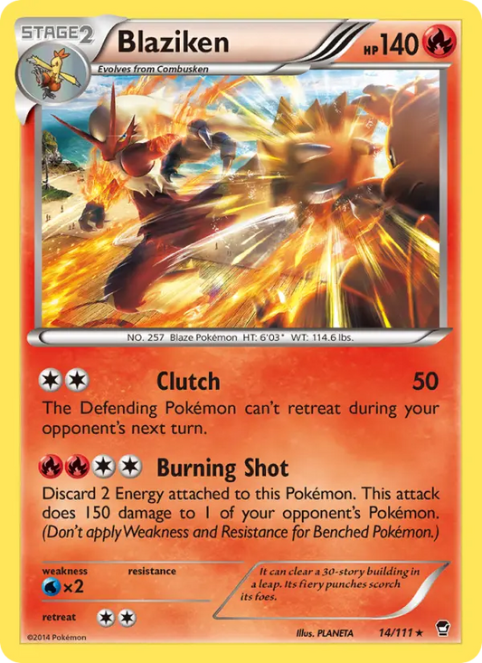 Blaziken 14 Furious Fists Pokesingles