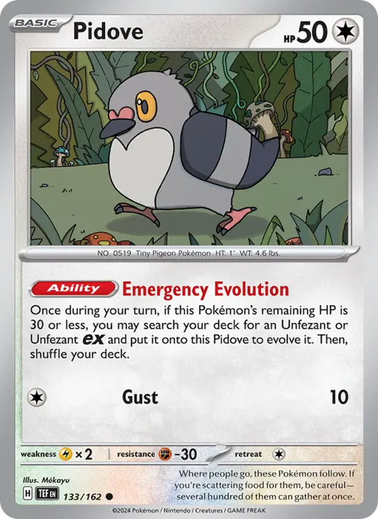 Pidove 133 Temporal Forces Pokesingles