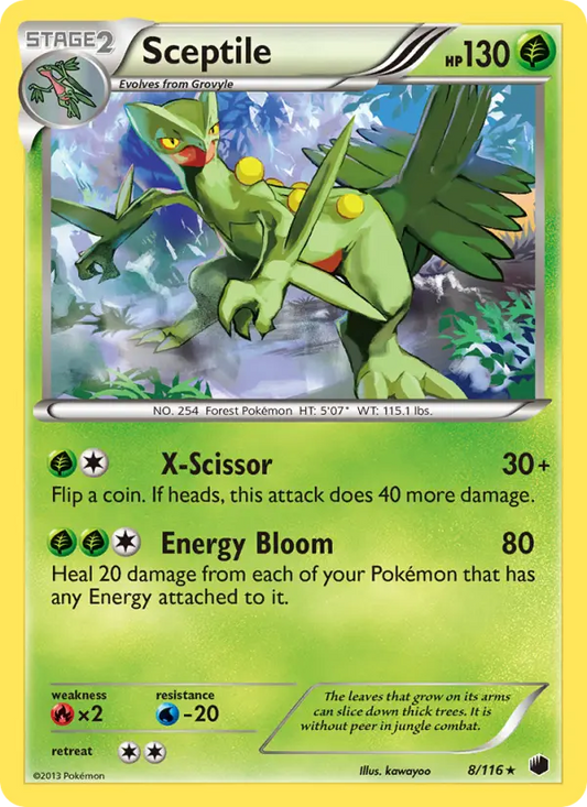 Sceptile 8 Plasma Freeze Pokesingles