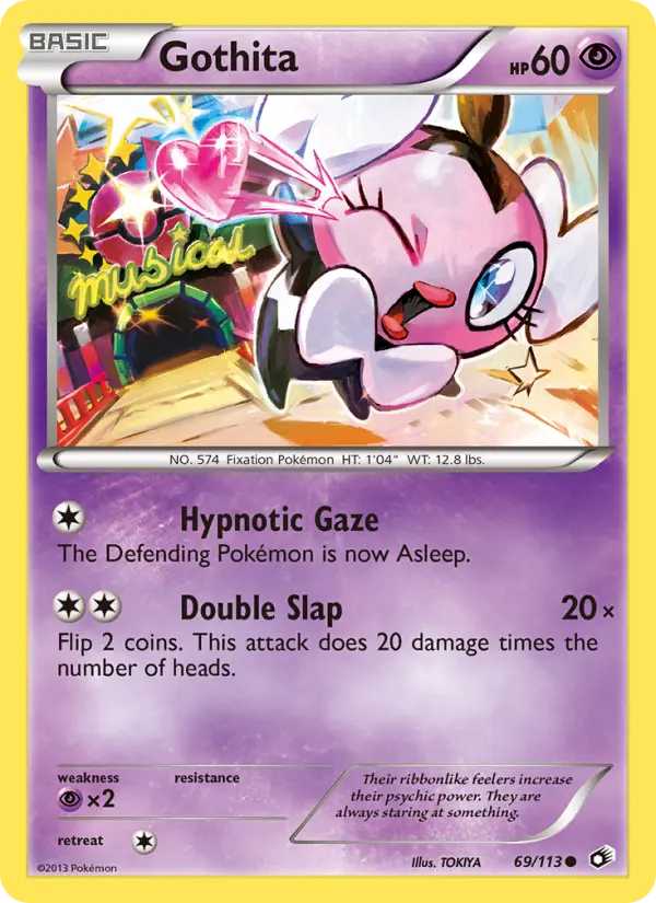 Gothita 69 Legendary Treasures Pokesingles