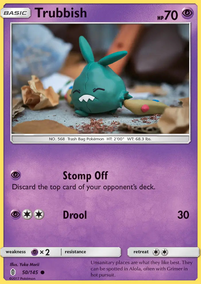 Trubbish 50 Guardians Rising Pokesingles