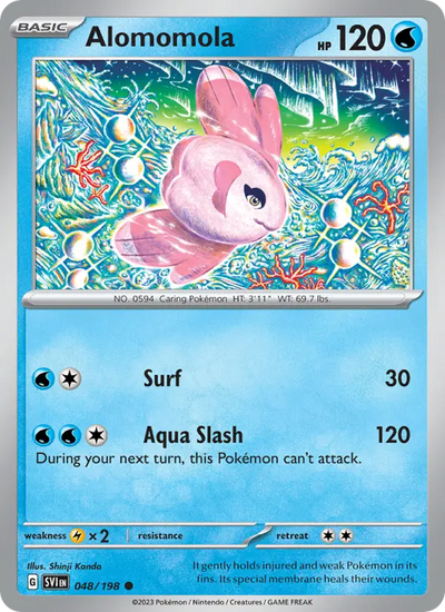 Alomomola 48 Scarlet & Violet Pokesingles