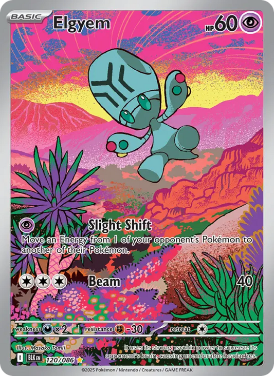 Elgyem 120 Black Bolt Pokesingles