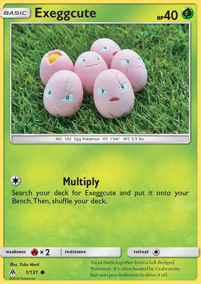 Exeggcute 1 Forbidden Light Pokesingles