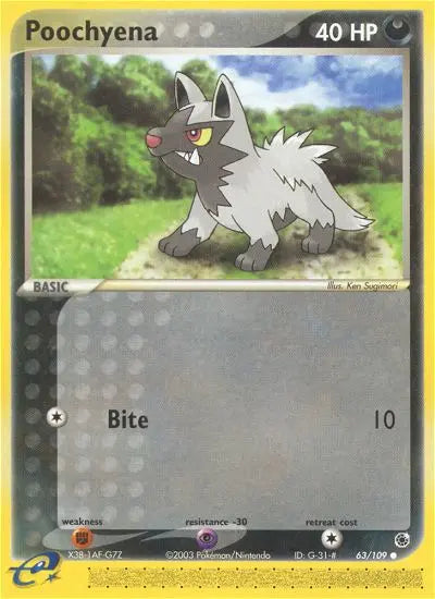 Poochyena 63 Ruby & Sapphire Pokesingles