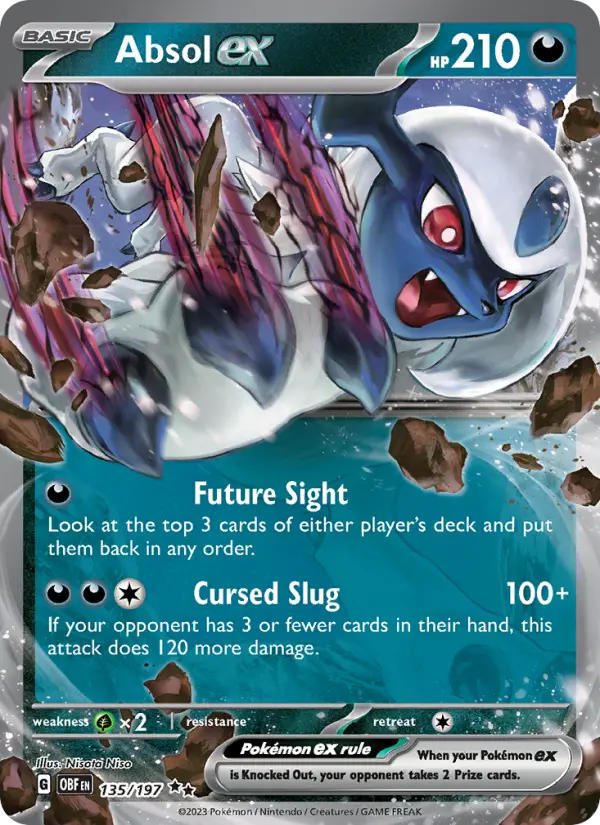 Absol ex 135 Obsidian Flames Pokesingles