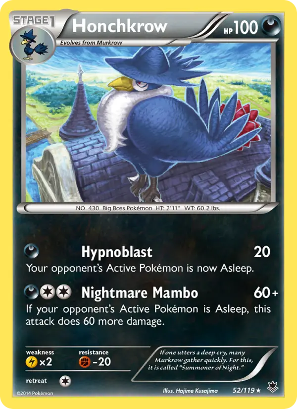 Honchkrow 52 Phantom Forces Pokesingles