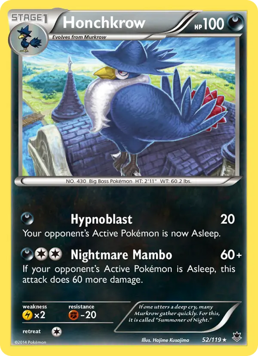 Honchkrow 52 Phantom Forces Pokesingles