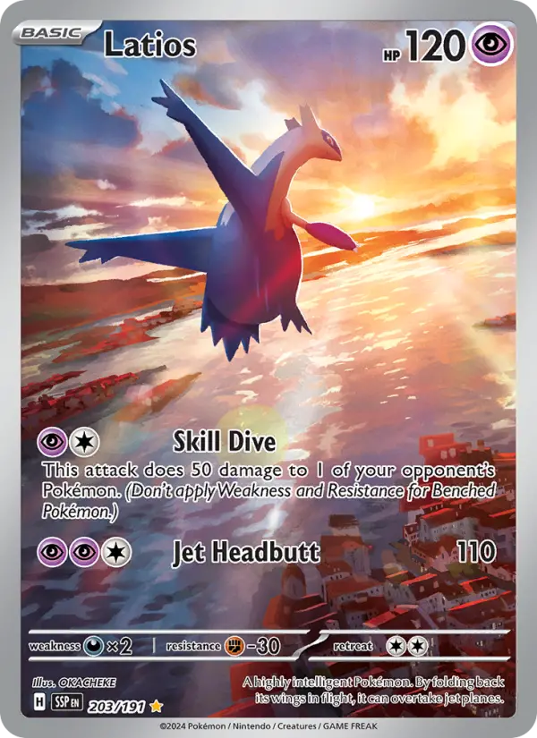Latios 203 Surging Sparks Pokesingles