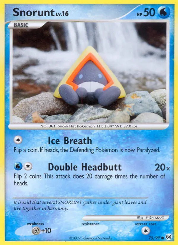 Snorunt 75 Arceus Pokesingles