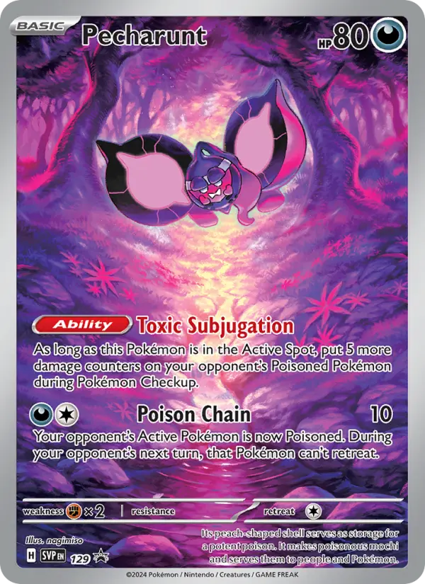 Pecharunt 129 SVP Black Star Promos Pokesingles