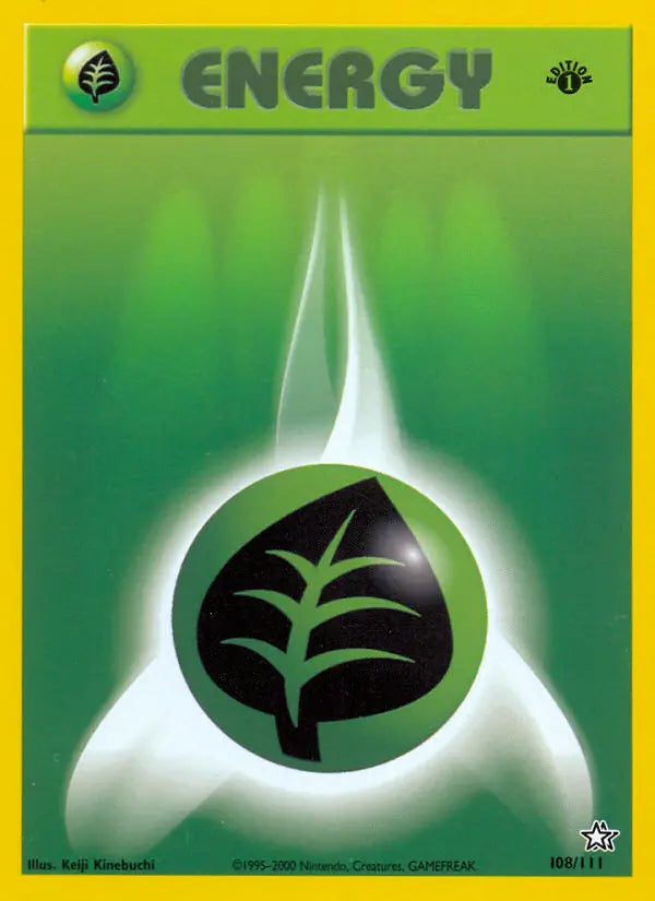 Grass Energy 108 Neo Genesis Pokesingles