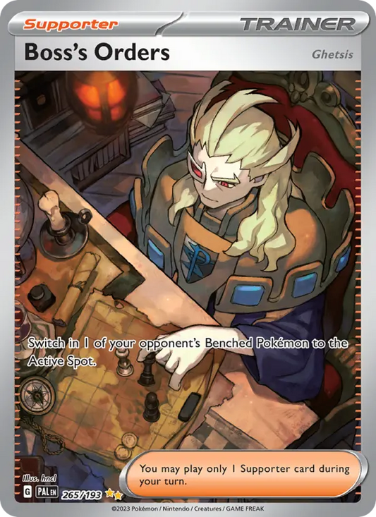 Boss's Orders 265 Paldea Evolved Pokesingles