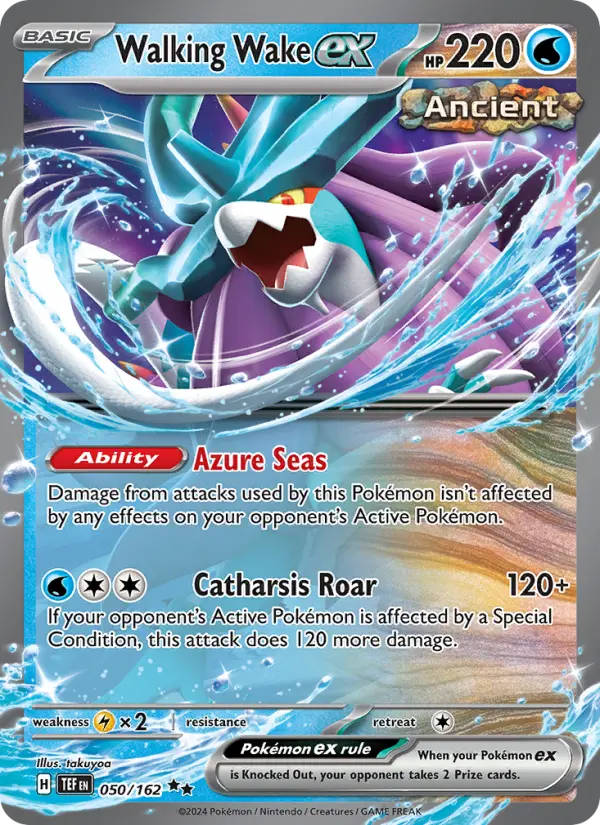 Walking Wake ex 50 Temporal Forces Pokesingles