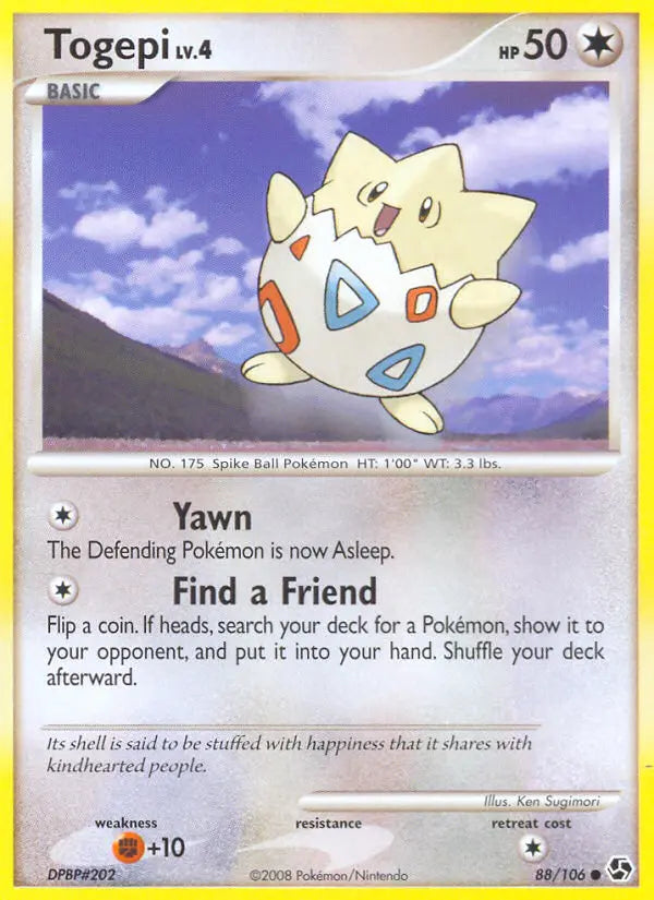 Togepi 88 Great Encounters Pokesingles