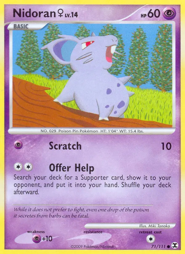 Nidoran♀ 71 Rising Rivals Pokesingles