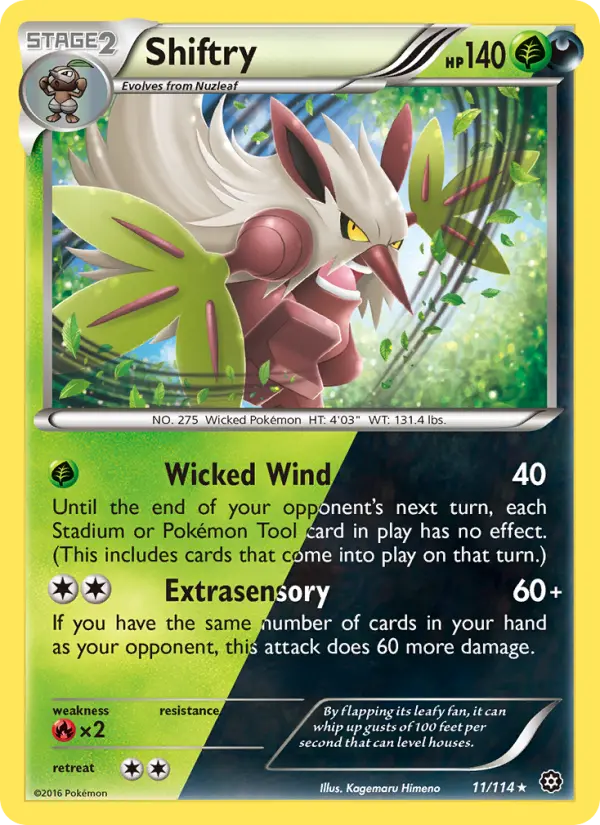 Shiftry 11 Steam Siege Pokesingles