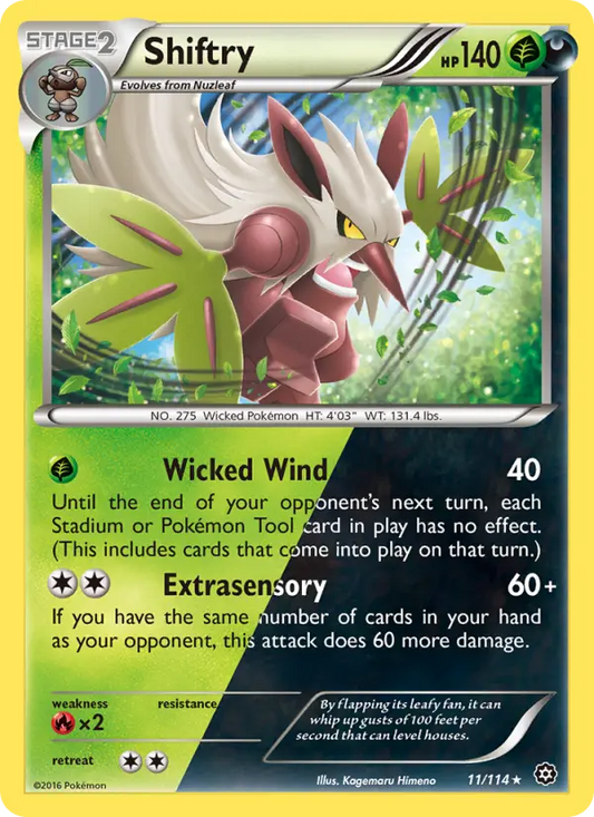 Shiftry 11 Steam Siege Pokesingles