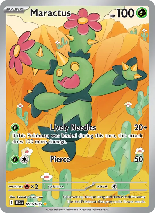 Maractus 93 Black Bolt Pokesingles
