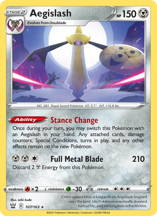 Aegislash 107 Battle Styles Pokesingles