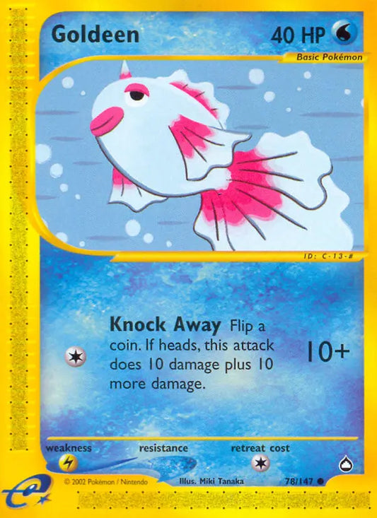 Goldeen 78 Aquapolis Pokesingles