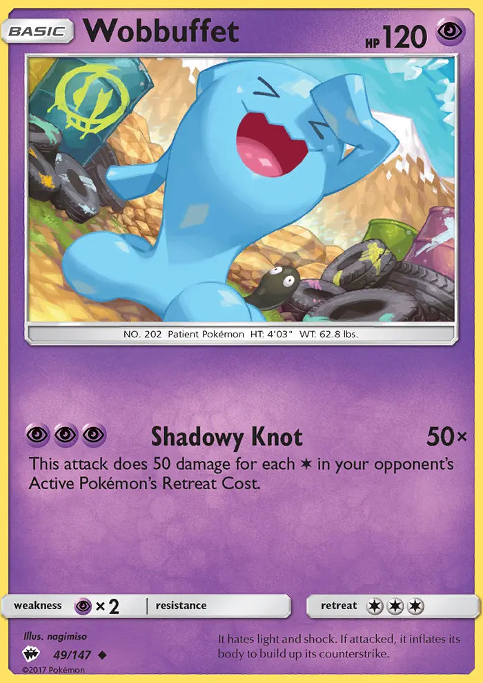 Wobbuffet 49 Burning Shadows Pokesingles