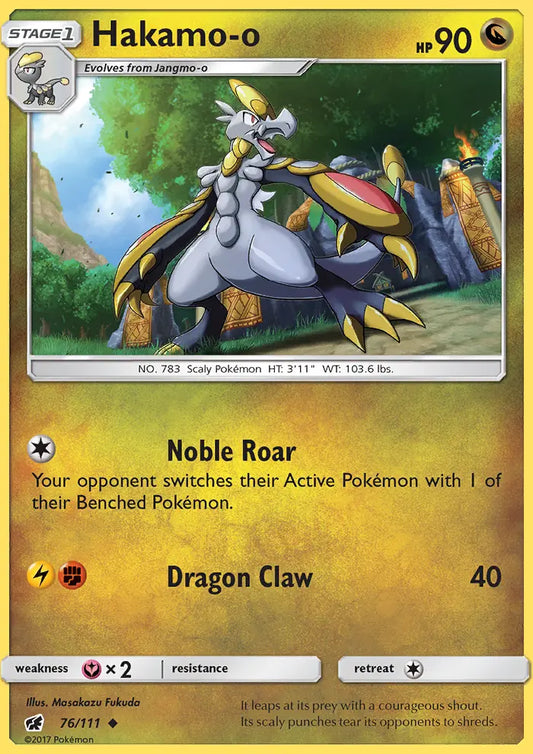 Hakamo-o 76 Crimson Invasion Pokesingles