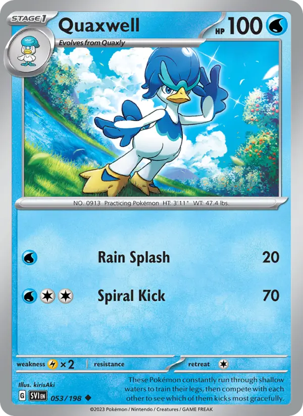 Quaxwell 53 Scarlet & Violet Pokesingles