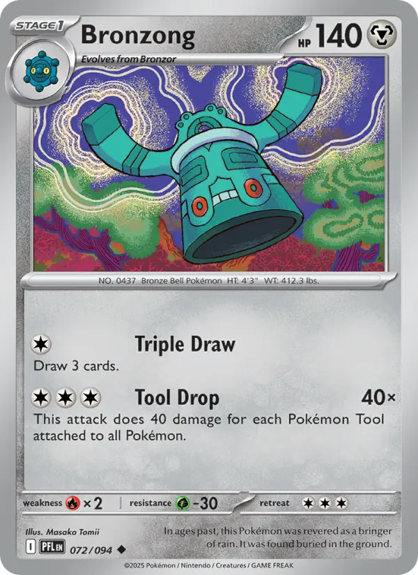 Bronzong 72 Phantasmal Flames Pokesingles