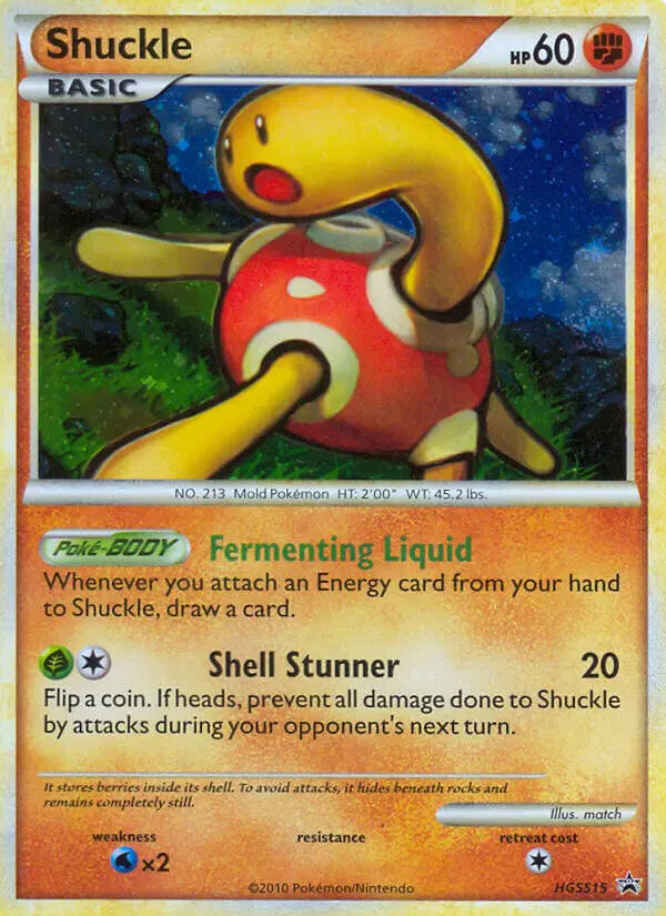 Shuckle HGSS15 HGSS Black Star Promos Pokesingles