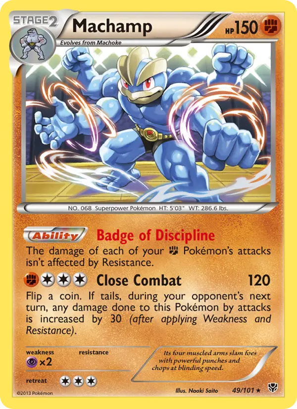 Machamp 49 Plasma Blast Pokesingles