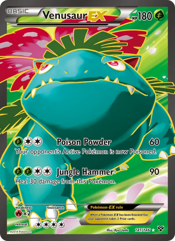 Venusaur EX 141 XY Pokesingles