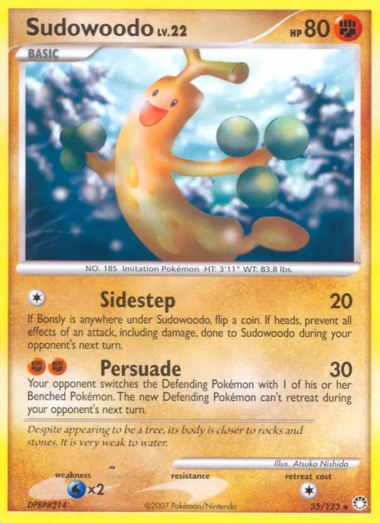 Sudowoodo 35 Mysterious Treasures Pokesingles