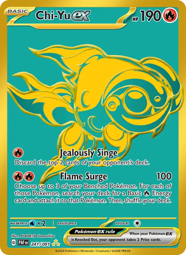 Chi-Yu ex 241 Paldean Fates Pokesingles