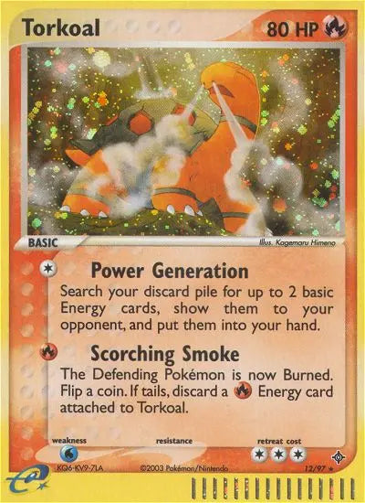 Torkoal 12 Dragon Pokesingles
