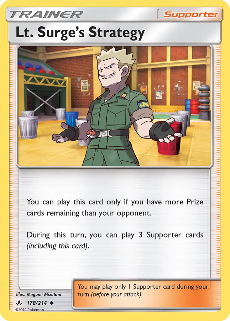 Lt. Surge’s Strategy 178 Unbroken Bonds Pokesingles