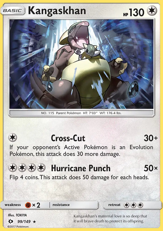 Kangaskhan 99 Sun & Moon Pokesingles
