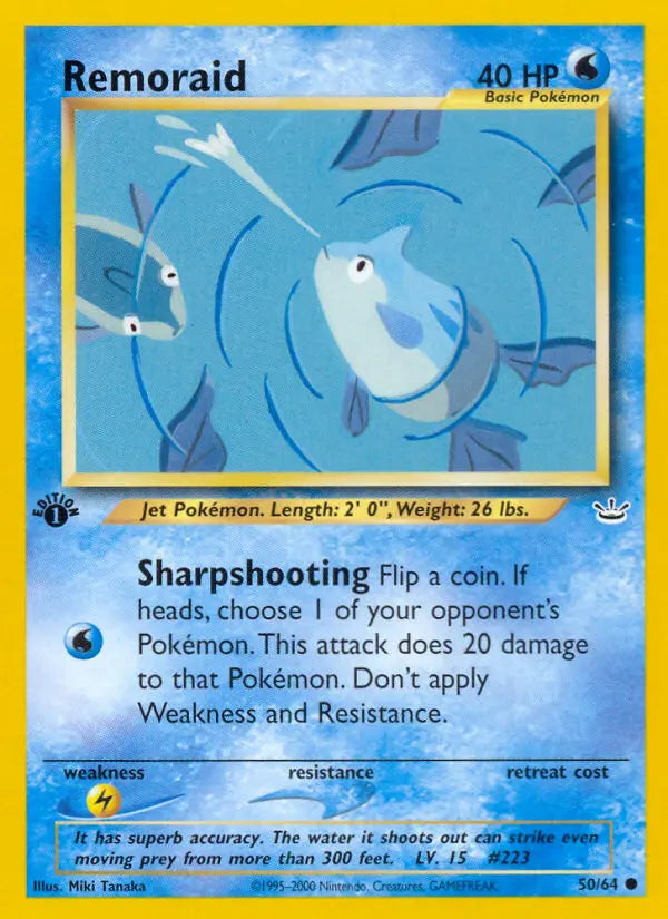 Remoraid 50 Neo Revelation Pokesingles
