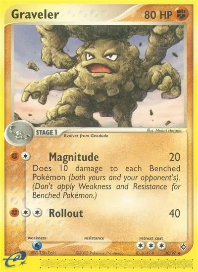 Graveler 30 Dragon Pokesingles
