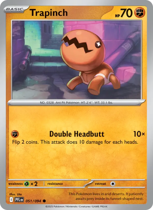 Trapinch 51 Phantasmal Flames Pokesingles