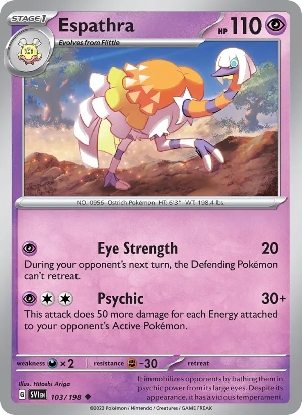 Espathra 103 Scarlet & Violet Pokesingles