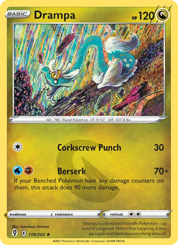 Drampa 119 Evolving Skies Pokesingles
