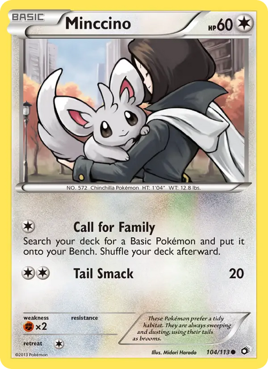 Minccino 104 Legendary Treasures Pokesingles